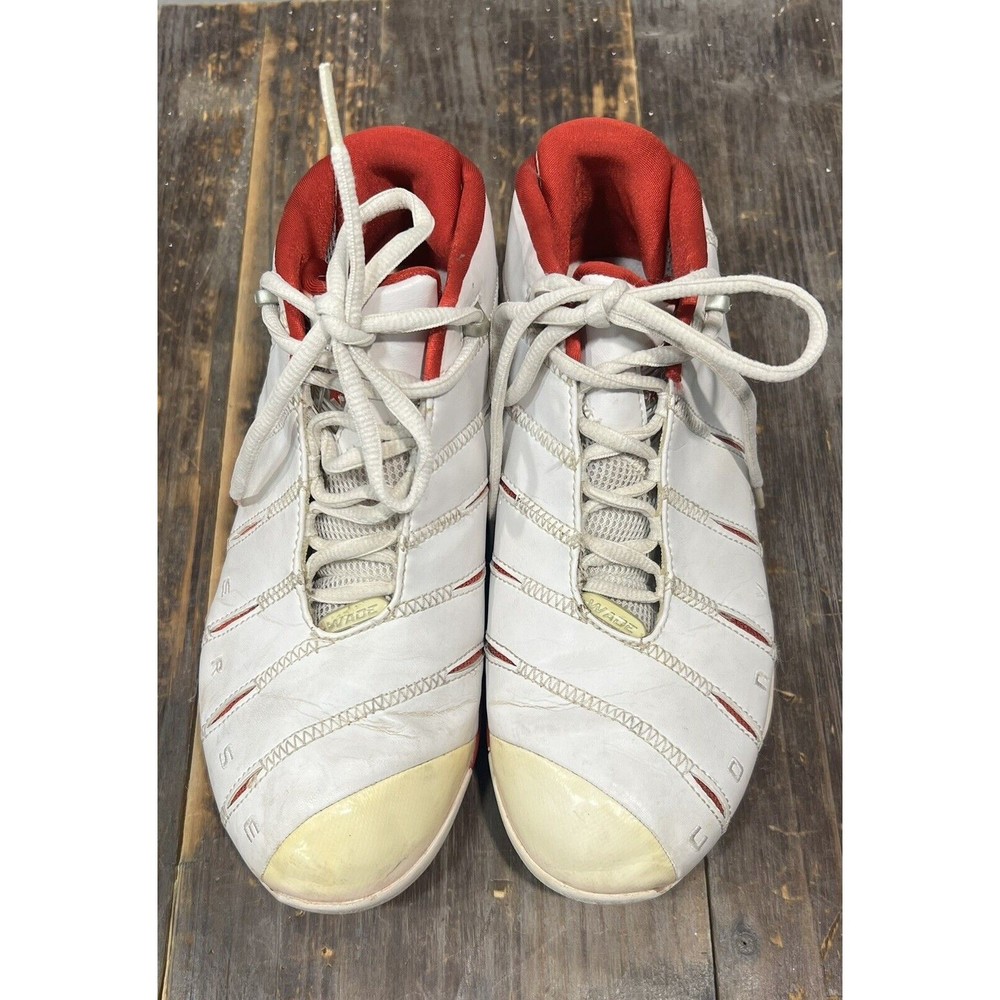 Converse Dwayne Wade 1 Original Basketball Shoe White & Red Men’s Size 5.5 Rare